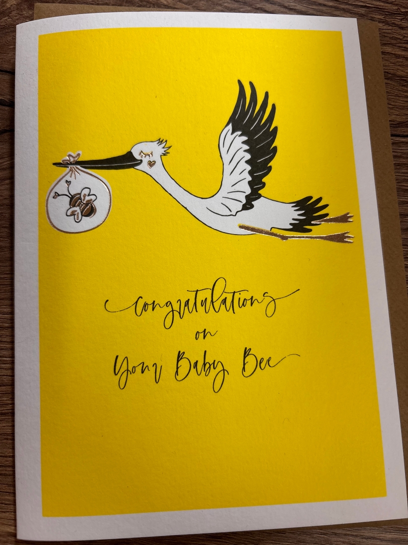 Luxury congratulations card