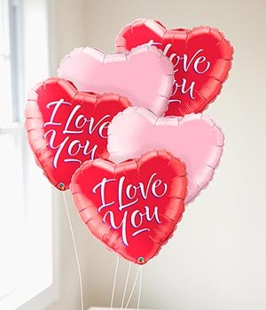 Romantic balloon bouquet