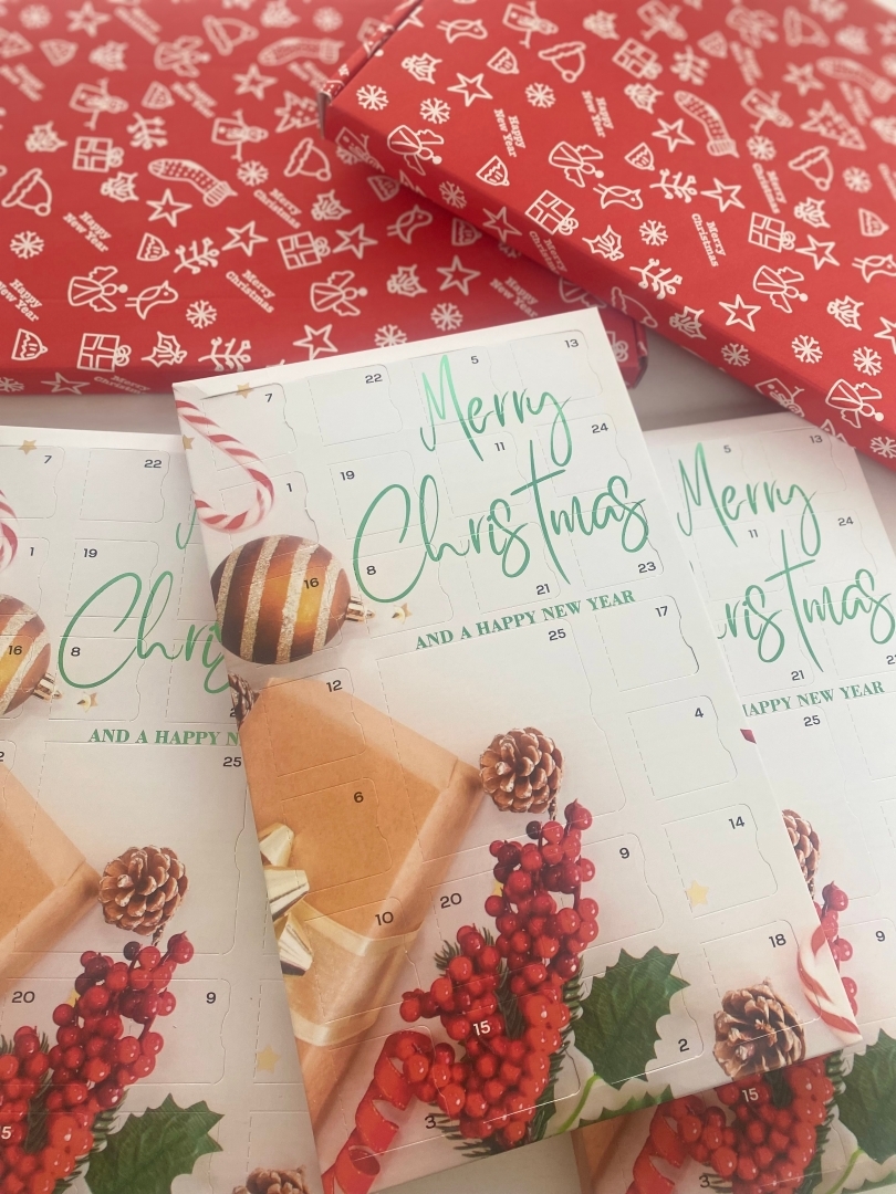 Wax melt Advent Calendar buy online or call 07568 755334
