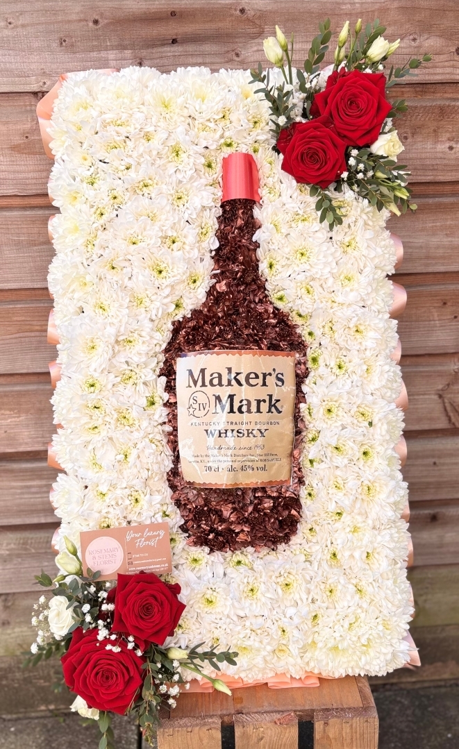 Whisky bottle tribute