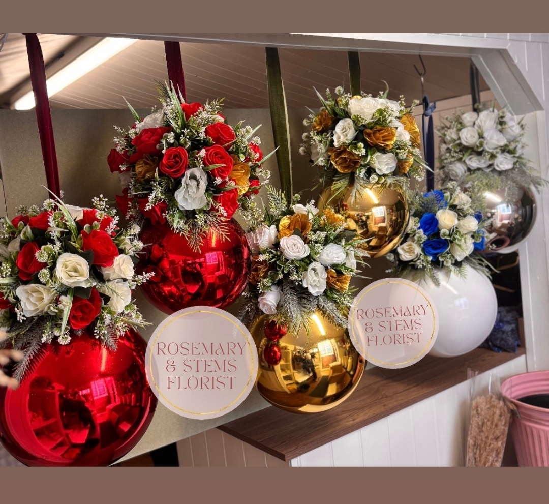 Large hanging Christmas bauble